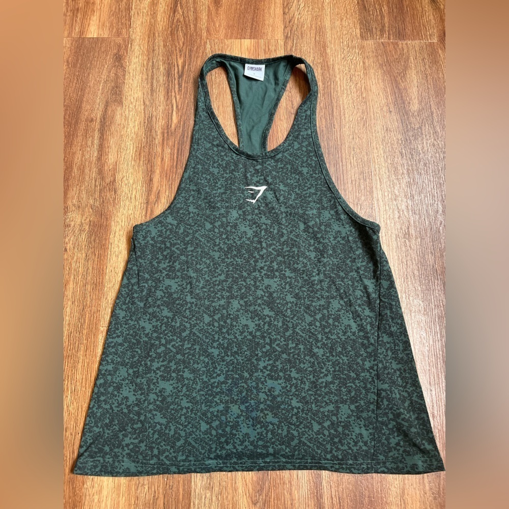Gymshark Green Racerback Sleeveless Tank Top